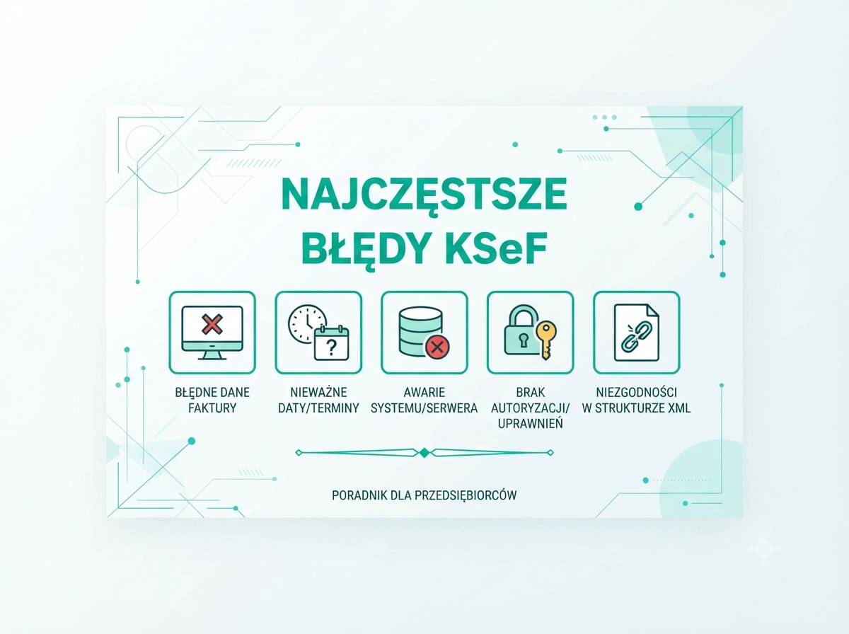 najczęstsze błędy ksef