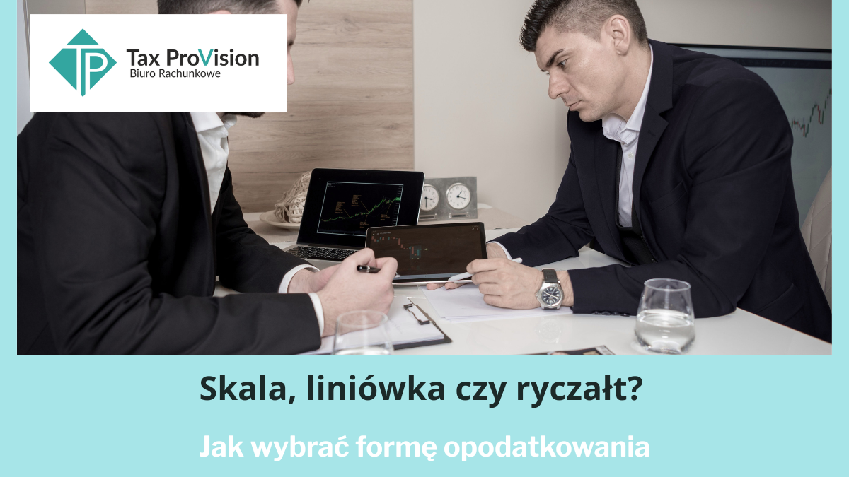 jak wybrać formę opodatkowania jednoosobowa działalność gospodarcza
