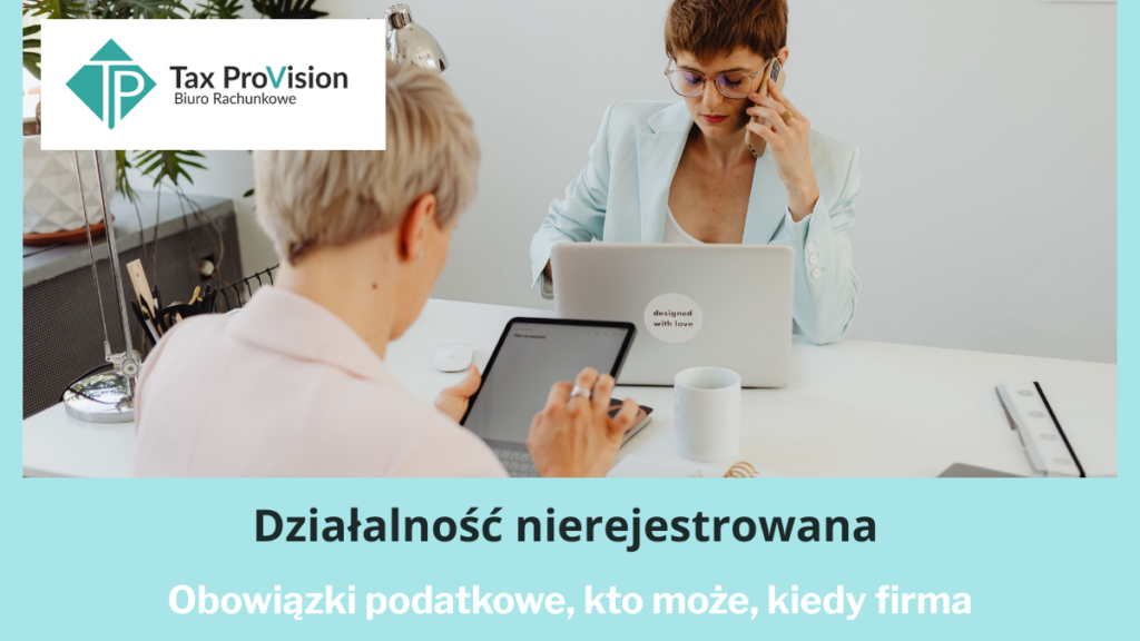obowiązki podatkowe działalności nierejestrowanej