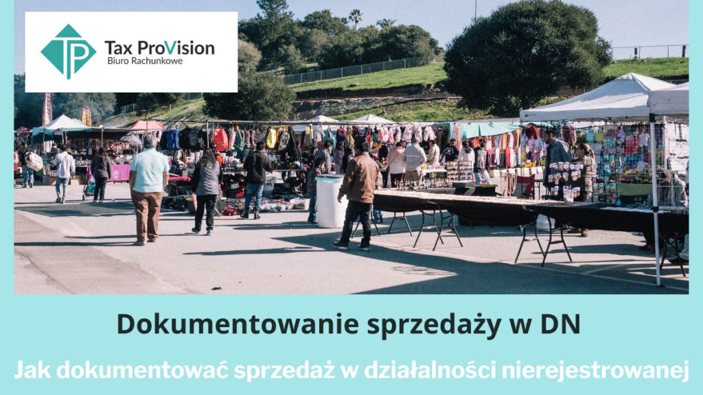 jak dokumentować sprzedaż w działalności nierejestrowanej