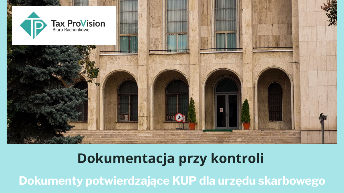 Lista dokumentów potwierdzających koszty uzyskania przychodu dla urzędu skarbowego